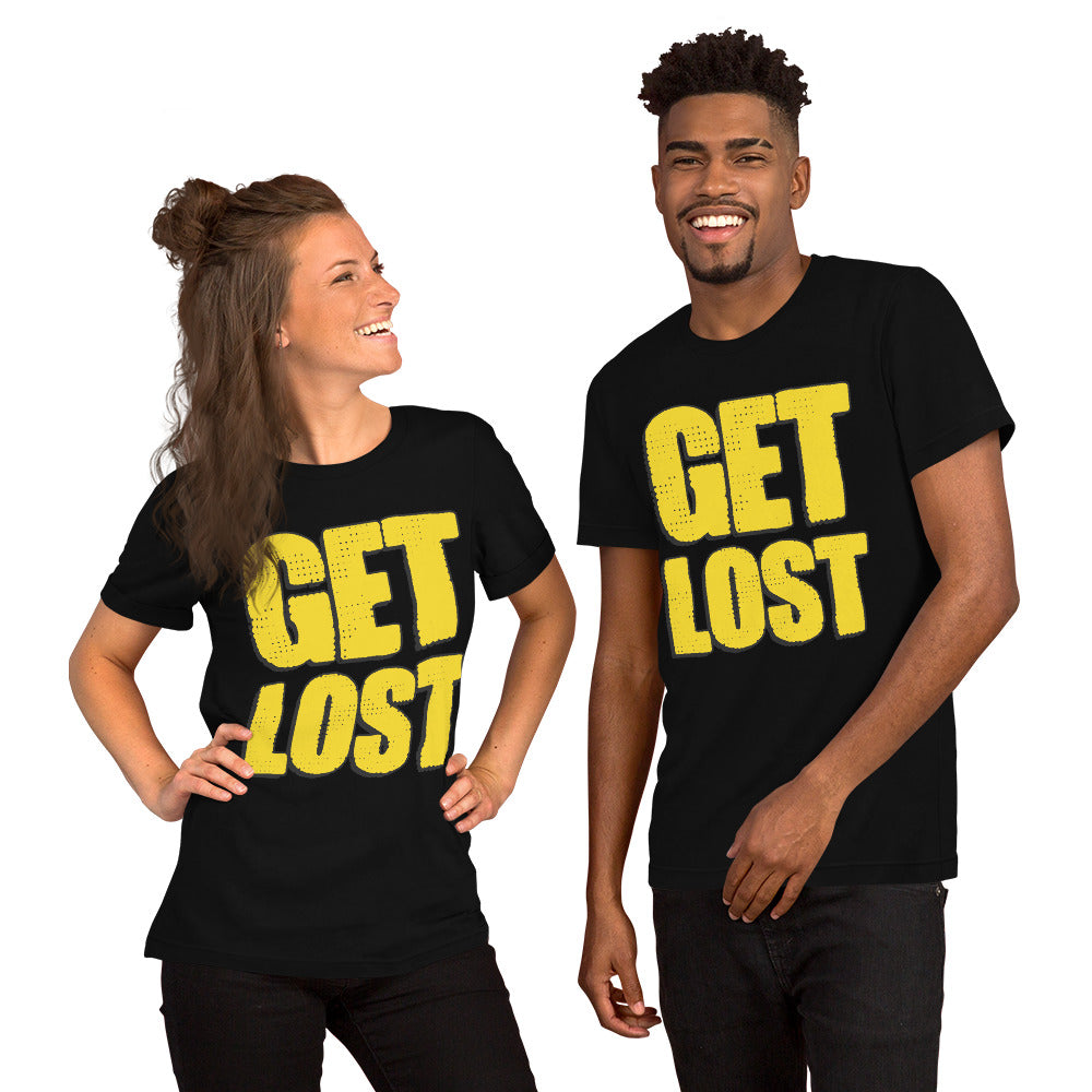 Doorbell News "GET LOST" T-Shirt