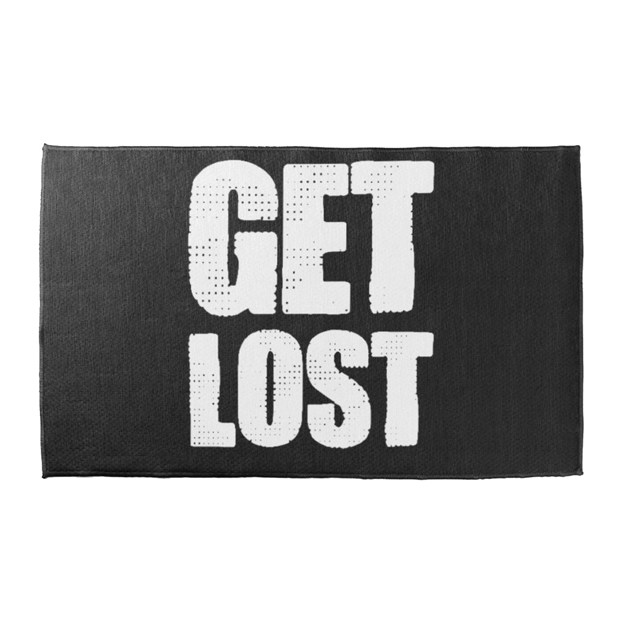 Doorbell News "GET LOST" Doormat