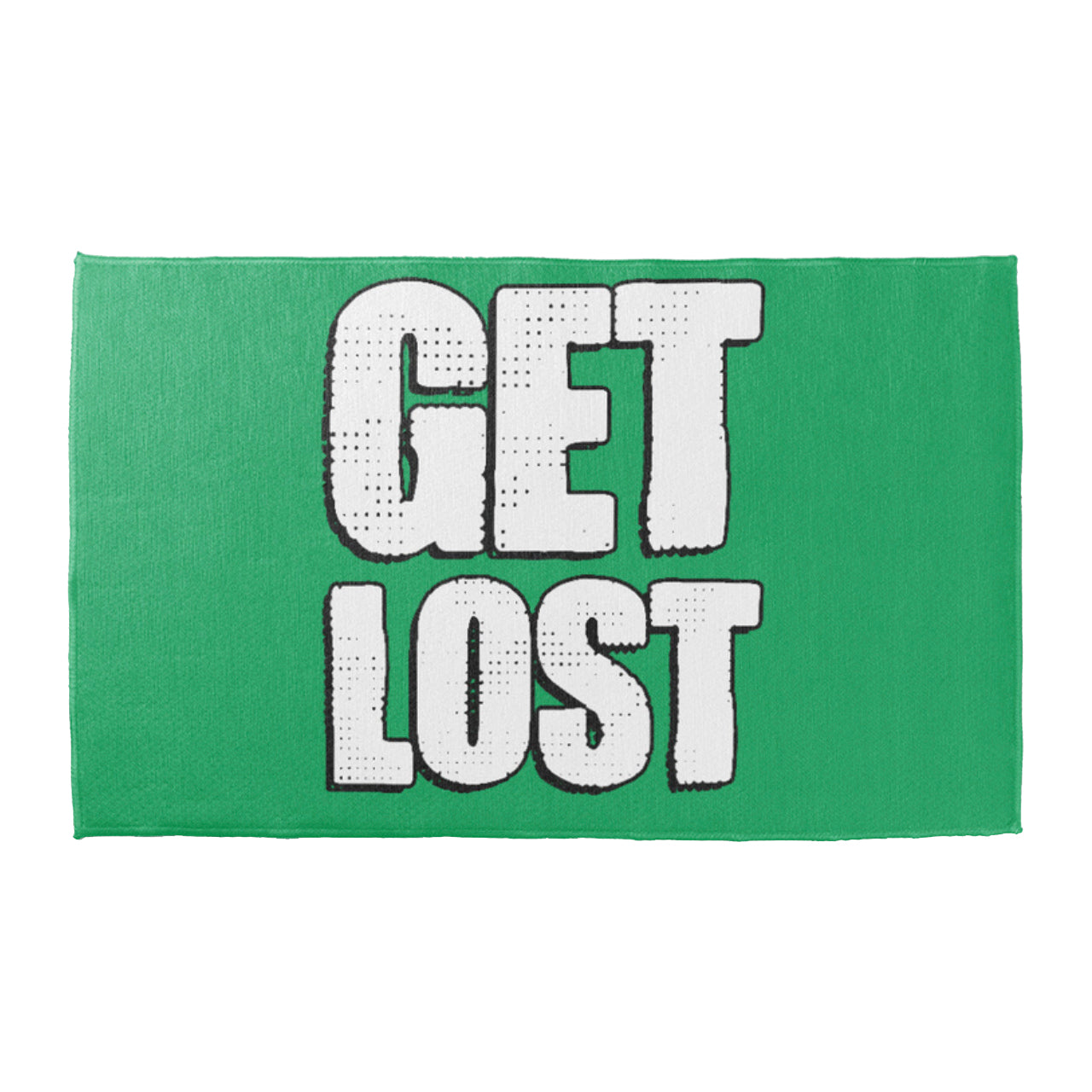 Doorbell News "GET LOST" Doormat