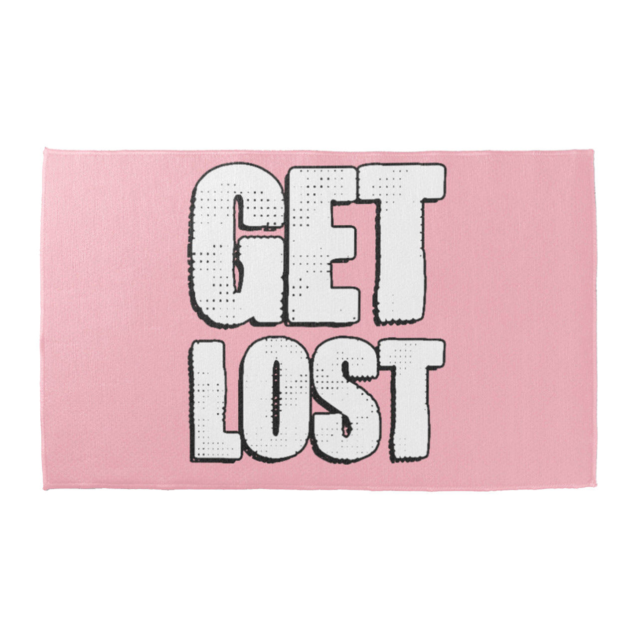 Doorbell News "GET LOST" Doormat