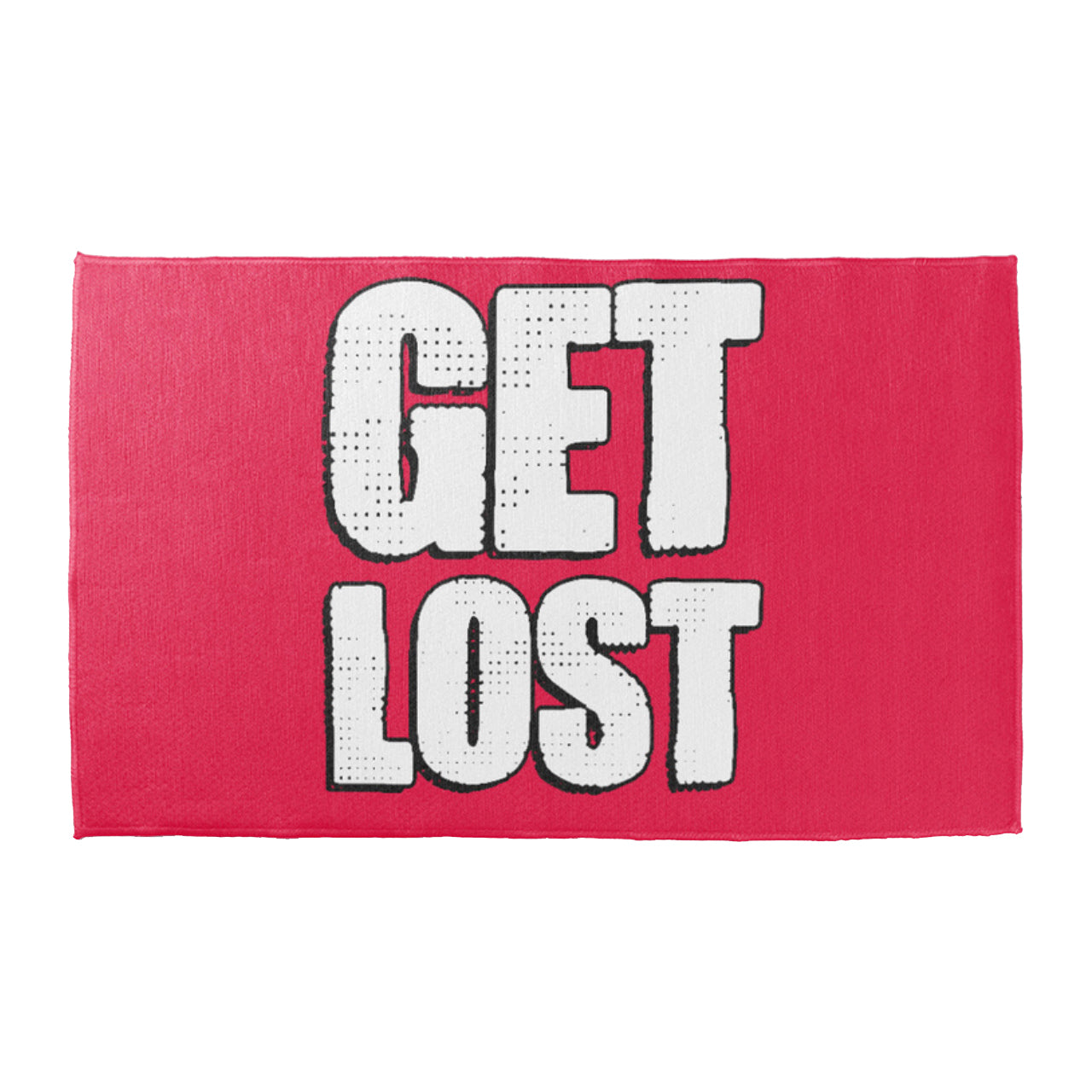 Doorbell News "GET LOST" Doormat