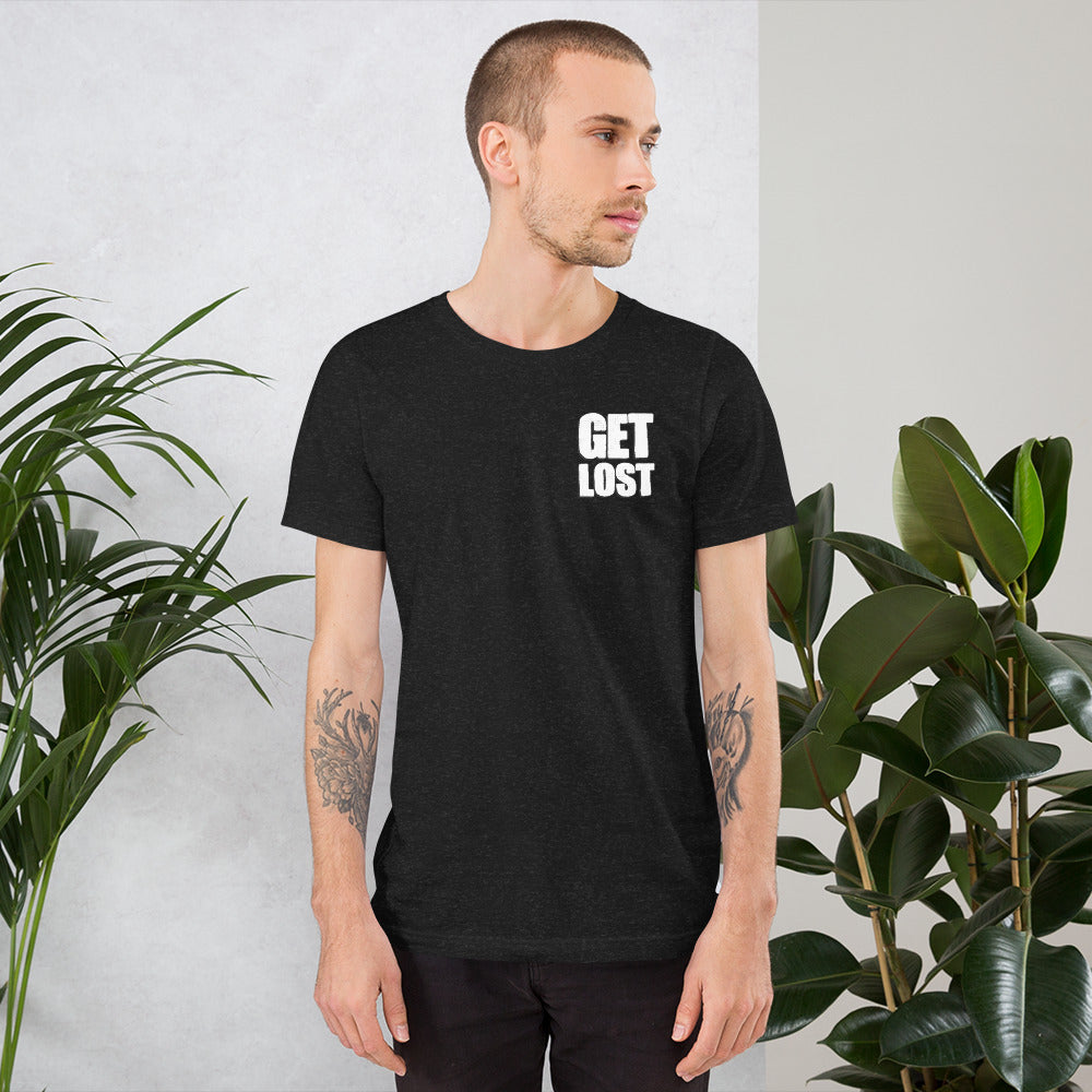 Doorbell News "GET LOST" T-Shirt