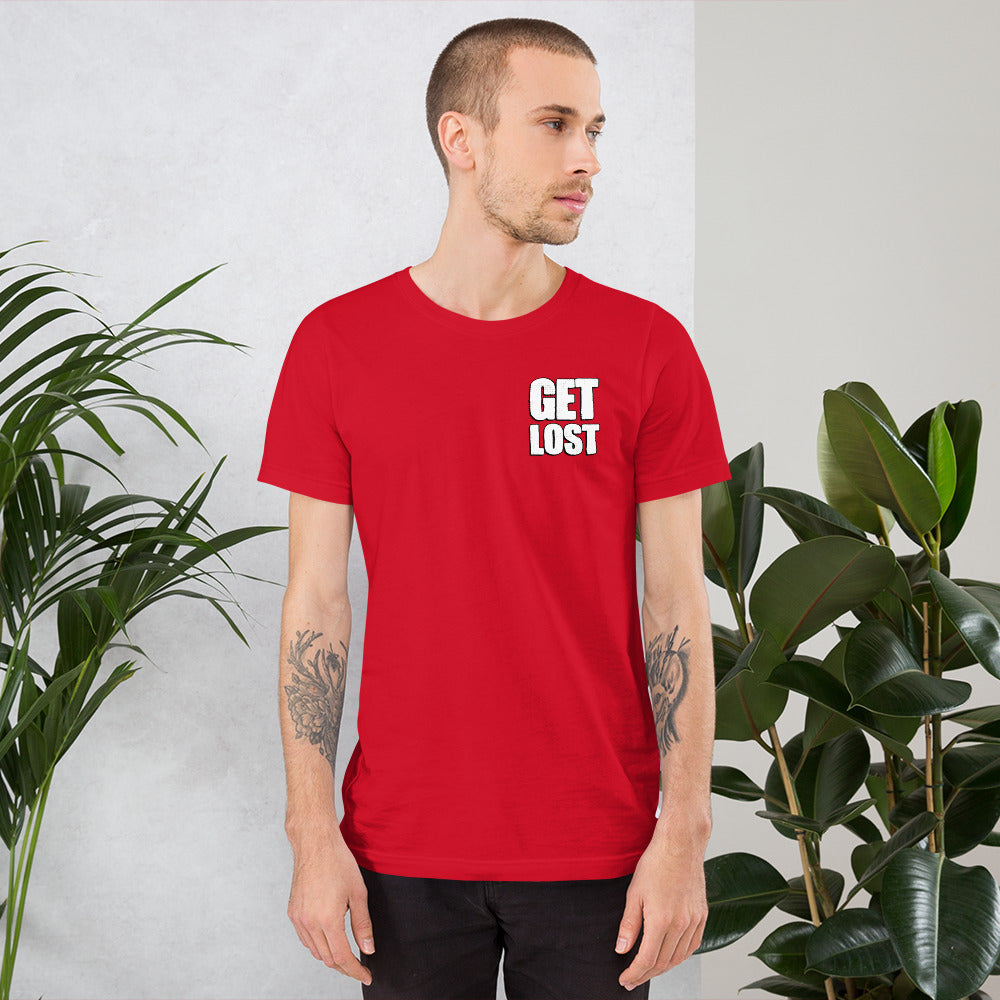 Doorbell News "GET LOST" T-Shirt