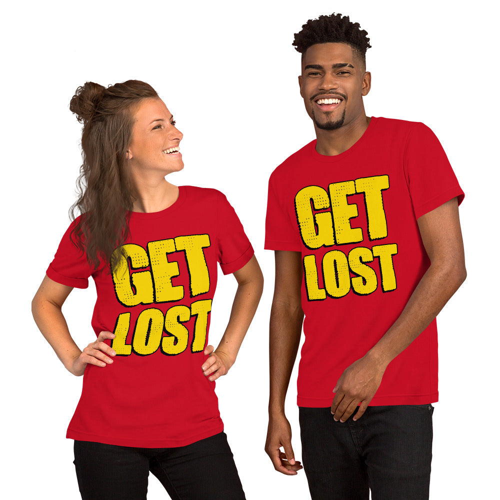 Doorbell News "GET LOST" T-Shirt