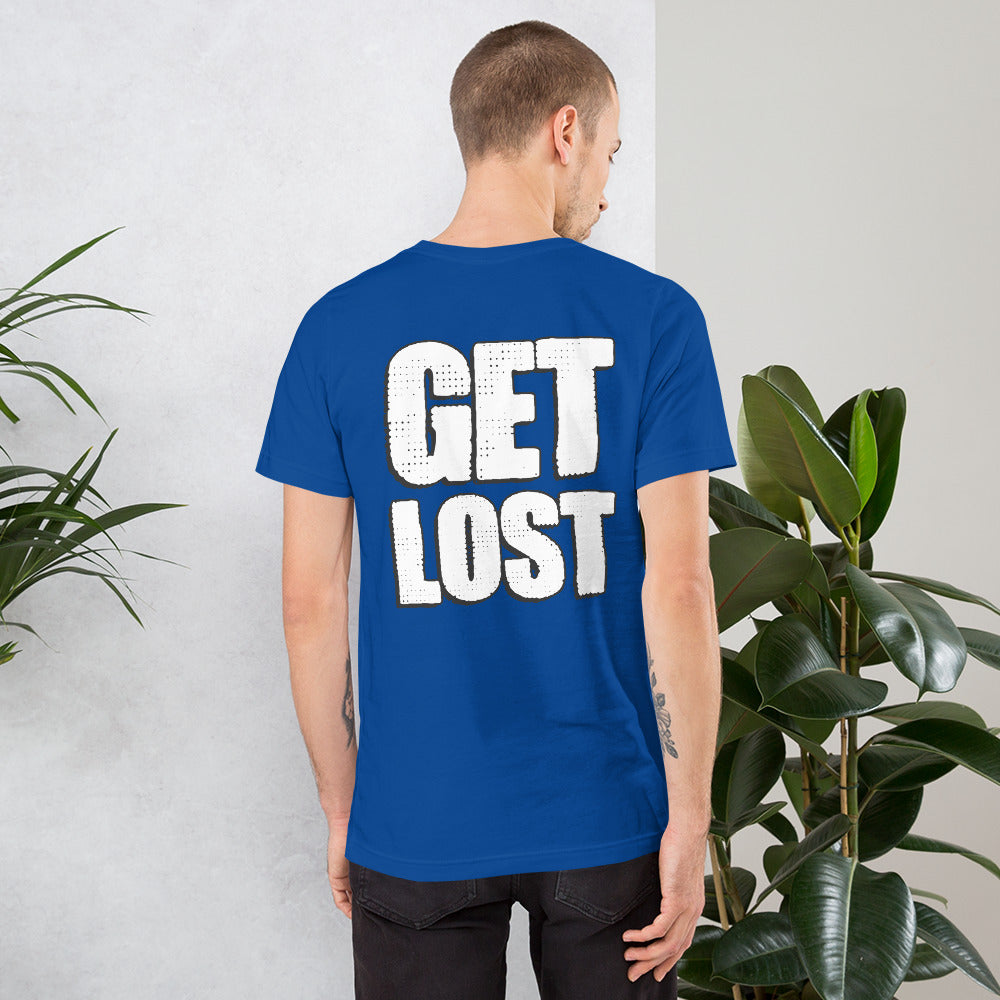 Doorbell News "GET LOST" T-Shirt